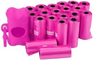 20 Rotoli Sacchetti di rifiuti per Cani